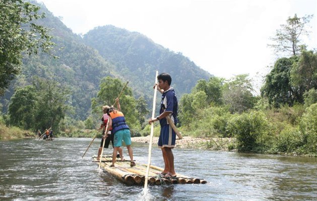 bambus rafting